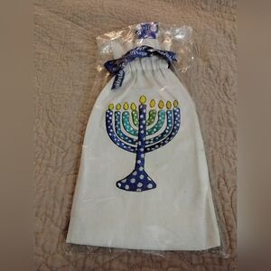 NWT HANUKKAH Wine Bottle Bag.